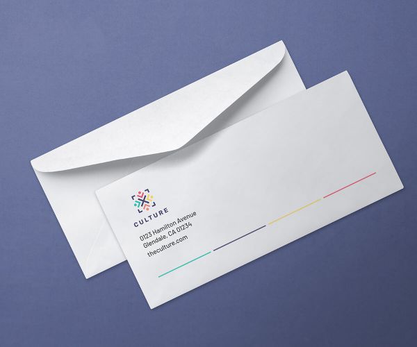 branded business envelop