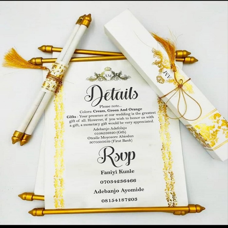 wedding invitation card